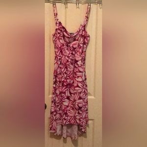 EUC Pink Floral Tropical Dress